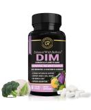 DIM Supplement with Broccoli Extract and BioPerine - Hormone Balance Support for Men and Women - 60 Vegetarian Capsules with Calcium D-Glucarate - Buy Online on GoSupps.com