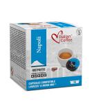 Italian Coffee capsules compatible with Lavazza A Modo Mio machines Espresso pods ("Napoli" Ristretto Blend 128 Pods) - Buy Online on GoSupps.com