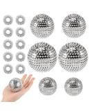 6 Pieces Magnetic Acupressure Balls Set | Stress Relief Massage Rings for Fingers | Hedgehog Balls for Hand & Foot Massage (32mm/47mm/56mm) - Buy Online on GoSupps.com