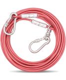 Shop Pink Tie-Out Leashes for Dogs | 3/6/9/15m Yard Leash - Durable & Stylish - Buy Online on GoSupps.com
