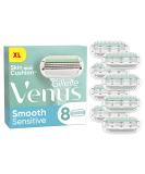 Gillette Venus Smooth Sensitive razor blades for women 8 replacement blades for women's razors with 3-blade - Buy Online on GoSupps.com