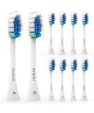 Replacement Toothbrush Heads for Philips Sonicare | 8 Pack Compatible Brush Heads - Snap-on Electric Tooth Brushes - Buy Online on GoSupps.com