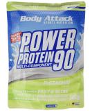 Body Attack Power Protein 90 - 500g Pistachio Protein Powder - Multi-Component with BCAA Vitamins & L-Carnitine - Creamy Taste & Easy Mixing - Made in Germany - Buy Online on GoSupps.com