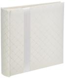 Pioneer DA200FDR Fabric Diamond Ribbon Wedding Photo Album, Holds 200 4x6" Photos, 2 Per Page Color May Vary - Buy Online on GoSupps.com