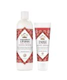 Nubian Heritage Coconut and Papaya Lotion Skincare Bundle - Moisturizing and Renewing Dry Dull Skin - 2 Pack Papaya Hydrating Moisturizer - Buy Online on GoSupps.com