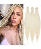 3 Packs EZ Hair Extensions - Light Blonde 26 Kanekalon Braids | Synthetic Crochet Hair for Stylish Looks - Buy Online on GoSupps.com