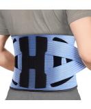 NEENCA Back Support Brace | Adjustable Lumbar Support for Pain Relief | FSA/HSA Approved | XXX-Large Navy Blue-Black - Buy Online on GoSupps.com