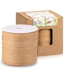 Whaline 229 Yards Raffia Paper Ribbon - Christmas Kraft Craft Packing Twine for DIY Decoration - 1/4 inch Width - Buy Online on GoSupps.com