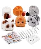 Needle Felting Starter Kit for DIY Ragdoll Cat & Garfield Keychains - Includes Felting Tools and Instructions - Buy Online on GoSupps.com