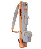Thorza Sunday Golf Bag for Men and Women - Vintage Canvas and Leather Stores Balls, Tees, and Clubs  2 Zippered Pockets, Name Tag ID and Leather Tee Holder - Lightweight and Elegant Golf Carry Bag - Buy Online on GoSupps.com