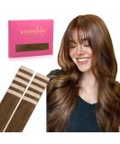 Salife Tape Extensions | Real Hair Helles Auburn 10Pcs | Invisible Smooth Hair Extensions 25cm 20g - Buy Online on GoSupps.com