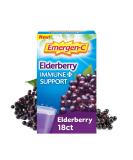 Emergen-C Immune+ Vitamin C 1000mg (18 Count, Elderberry) Dietary Supplement Fizzy Drink Mix Powder Packets - Buy Online on GoSupps.com