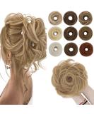 SEGO Dark Blonde Large Bun Hairpiece with Elastic Band - Hair Tie & Extensions for Women | Ponytail Braid (55g) - Buy Online on GoSupps.com