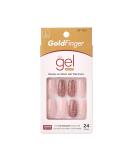 Gold Finger Full Cover False Nails - Long Length (24 Count) - Buy Online on GoSupps.com