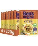 Ben's Original Express Rice Risi Bisi 6 packs (6 x 220g) 220 g (pack of 6) Risi Bisi - Buy Online on GoSupps.com