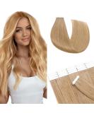 SEGO TAPE Extensions - 20 Tresses 2g/PCs Real Hair Adhesive WEFT - 100% Remy Honey Blond #27 - 30 cm - Buy Online on GoSupps.com