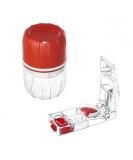 MAXSPLIT Pill Grinder & Splitter Combo - Pill Crusher for Fine Powder Safe Pill Cutter for Small & Large Tablets Vitamins - Red - Buy Online on GoSupps.com