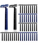 Buy 30 Disposable Safety Razors | Individually Wrapped Twin Blade Razors for Travel Hotels Salons & Home Use - Buy Online on GoSupps.com