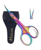 Harams Cuticle Scissors Extra Fine Curved Multipurpose Little Beauty Scissors for Manicure Pedicure Eyebrows Eyelash Nose Beard Mustache Hair Trimming | Grooming Shears for Men and Women Cut-sci-0017 - Buy Online on GoSupps.com