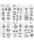 546 Pcs 24 Sheets Vintage Words Stickers for Journaling Nice Words Sentences Stickers Inspirational Scrapbook Stickers Waterproof Aesthetic Stickers for Journaling Water Bottles Laptop (Vivid Style) - Buy Online on GoSupps.com