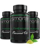 (3 Pack) Smarter L-Theanine 250mg Softgels with Flaxseed Oil for Stress Relief and Mood Enhancement - Buy Online on GoSupps.com
