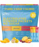 Keto Vitals Original Electrolyte Powder Stick Packs | Keto Friendly Electrolyte Travel Packets | Variety Individual Packets | Energy Drink Mix | Zero Calorie Zero Carb (Original Assorted, 30 Count) Original - Assorted 30 C - Buy Online on GoSupps.com