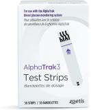 AlphaTRAK 3 Test Strips for Use 3 Blood Glucose Monitoring System for Cats, Dogs, and Horses 50 Test Strips - Buy Online on GoSupps.com