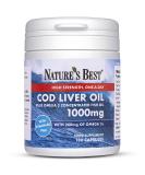 High Strength Cod Liver Oil Capsules 1000mg | 180 Capsules | Omega 3s & Vitamin D3 | UK Made | 6-Month Supply - Buy Online on GoSupps.com