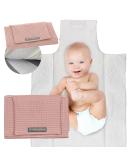 Mimuselina Wrap Pad - Portable Water & Dirt Repellent Diaper Changing Pad - Foldable Upholstered Design for Travel - Buy Online on GoSupps.com