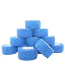 Vet Wrap Medical Tape - 1 Inch Blue Cohesive Bandage Tape (12 Pack) | Self-Sticking & Waterproof for Pets - Buy Online on GoSupps.com