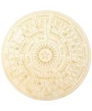 Star Pendulum Board Wooden Dowsing Board Divination Metaphysical Message Board for Witchcraft Wiccan Altar Supplies Kit Beginner Witchcraft Supply  Round Shape (5.9 Inch) 5.9 Inch (Pack of 1) - Buy Online on GoSupps.com