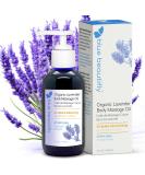 Blue Beautifly Organic Lavender Body Massage Oil | USDA Certified | Super Moisturizing for Body Hair & Nails | Ayurvedic Herbal Blend | 4 fl oz - Buy Online on GoSupps.com
