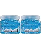 Clear Air Odor Eliminator Gel Beads - Air Freshener - Eliminates Odors in Bathrooms, Cars, Boats, RVs & Pet Areas - Made with Essential Oils - Fresh Linen Scent - 12 Ounce - 2 Pack - Buy Online on GoSupps.com