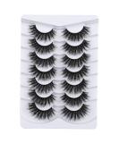 Mebver 8D Fluffy False Eyelashes - Wispy Faux Mink Cat Eye Lashes 7 Pairs Pack - Buy Online on GoSupps.com