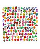 105pcs Rubber Loom Band Silicone Charms - Bracelet Pendant Kit - Buy Online on GoSupps.com