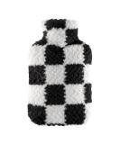 Samply 2L Hot Water Bottle with Soft Furry Cover - Neck, Back, and Waist Warmth and Comfort - Perfect Gift for Birthday, Christmas, Father's & Mother's Day (Black) - Buy Online on GoSupps.com