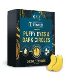 LA PURE 24K Gold Eye Treatment Masks - Revitalize & Brighten - 15 Pairs - Buy Online on GoSupps.com