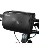 WOTOW Bike Waterproof Handlebar Bag, Bicycle Front Basket Pack with Touch Screen Phone Holder, Reflective Storage Pouch 3L for Men Women Kids Outdoor Road MTB Cycling - Buy Online on GoSupps.com