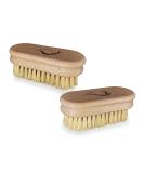 MERXartis Nail Brush Set of 2 - Eco-Friendly Hand Washing Brushes Made from Natural Materials | International Shipping Available - Buy Online on GoSupps.com