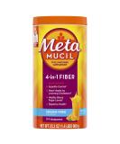 Metamucil Daily Psyllium Husk Powder Supplement - Sugar-Free Orange Flavored Drink - 1.4lb (114 teaspoons) - Buy Online on GoSupps.com