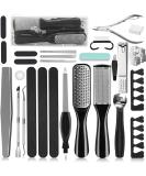 Professional Pedicure Tools Set, 26 in 1 Stainless Steel Foot Care Kit Foot Rasp Dead Skin Remover Pedicure Kit,Foot File Kit Foot Callus Remover, for Men Women Travel - Buy Online on GoSupps.com
