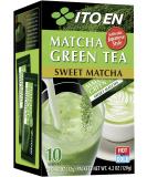 Buy ITO EN Instant Sweetened Matcha Powder 12g Sachets (10 Pack) Delicious Green Tea for Instant Enjoyment 120g Worldwide Shipping - Buy Online on GoSupps.com