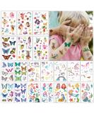 Sawaruita 230 Pcs Unicorn Mermaid Butterfly Little Fairy Temporary Tattoos for Kids - Waterproof and Long-lasting Fake Tattoos - 20 Sheets - Buy Online on GoSupps.com