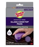 Scotch-Brite Cooktop Glass Stovetop Cleaning Pads - 4 Count, Multi-Color - Tackle Burnt-On Messes Efficiently - Buy Online on GoSupps.com