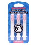 Toothbrush Toys Replacement Heads for Kids - Ultra Soft Bristles Pack of 3 Compatible with Pink Handles - Gentle Cleaning - Buy Online on GoSupps.com