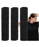 Iconikal Simple Pampering Non-Metal Elastic Hair Ties Bulk Pack - Black 180-Count | 4mm Thick - Buy Online on GoSupps.com