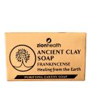 Buy Zion Health Clay Soap with Frankincense - 6 oz Bar for Natural Skin Care | International Shipping Available - Buy Online on GoSupps.com