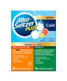 Alka-Seltzer Plus Severe, Cold Day Night Medicine for Adults, PowerFast Fizz Effervescent Tablets, Fast Relief of Nasal Congestion, Sinus Pressure, Runny Nose, Cough, Sore Throat & Fever, 48ct - Buy Online on GoSupps.com