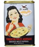 El Avion Smoked Sweet Paprika - Authentic Spanish Paprika Powder (160g) in Decorative Tin - Perfect for Gourmet Cooking - Buy Online on GoSupps.com