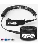 BPS 'Storm' Premium Surf SUP Leash 10 Foot Coiled Leash  Choose Color and Bundle Koru Black SUP Leash - Buy Online on GoSupps.com